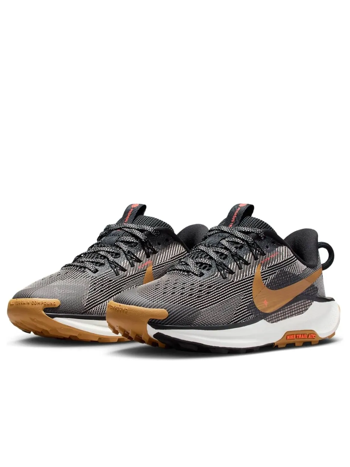 Кроссовки (GS) Nike Pegasus Trail 5 'Black' — изображение 4 из 6, черный