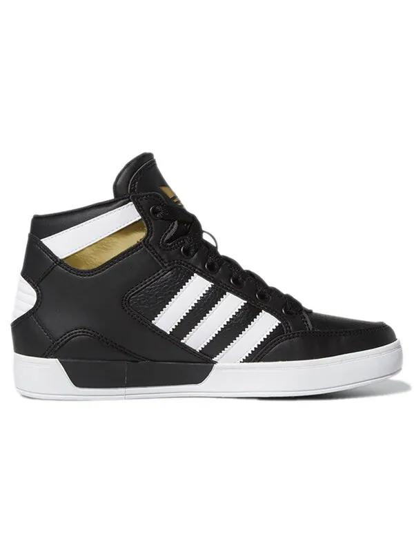 Кроссовки хард корт высокие j Adidas — изображение 2 из 4, черный/белый/золотистый