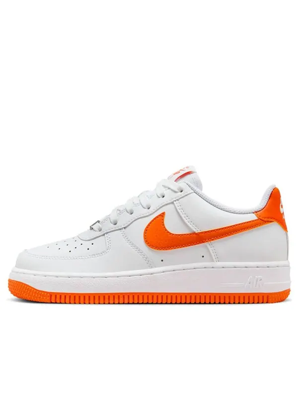 Кроссовки air force 1 'white safety orange' Nike — изображение 1 из 4, белый/белый/оранжевый