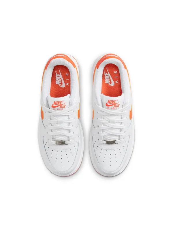 Кроссовки air force 1 'white safety orange' Nike — изображение 4 из 4, белый/белый/оранжевый