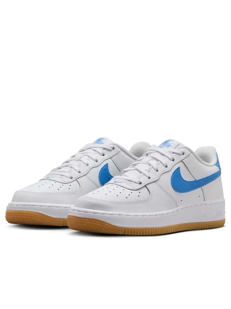 Кроссовки Nike Air Force 1 'White Light Blue Gum' — изображение 3 из 6, белый