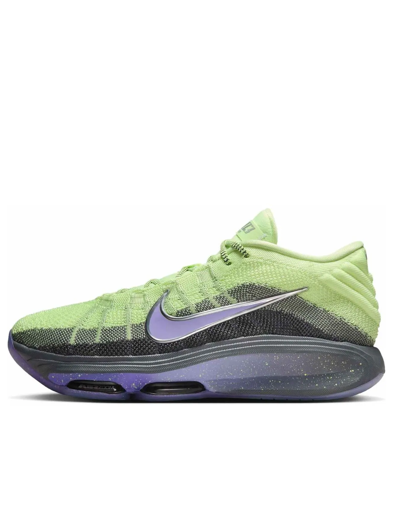 Кроссовки Nike G.T. Hustle 3 EP 'Barely Volt Metallic Silver' — изображение 1 из 6, зеленый