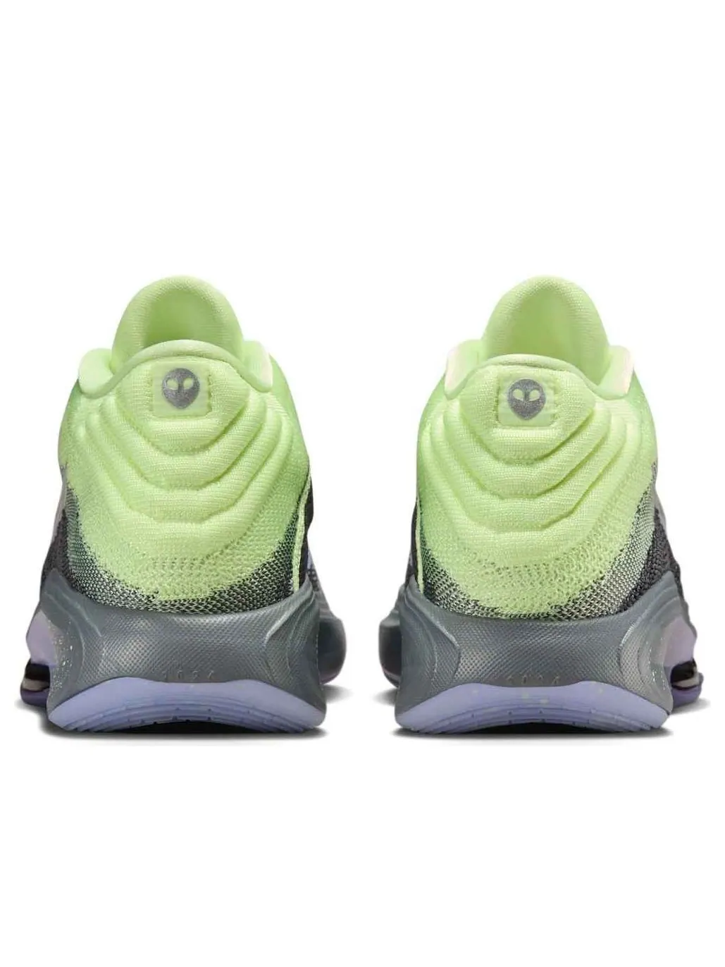 Кроссовки Nike G.T. Hustle 3 EP 'Barely Volt Metallic Silver' — изображение 3 из 6, зеленый