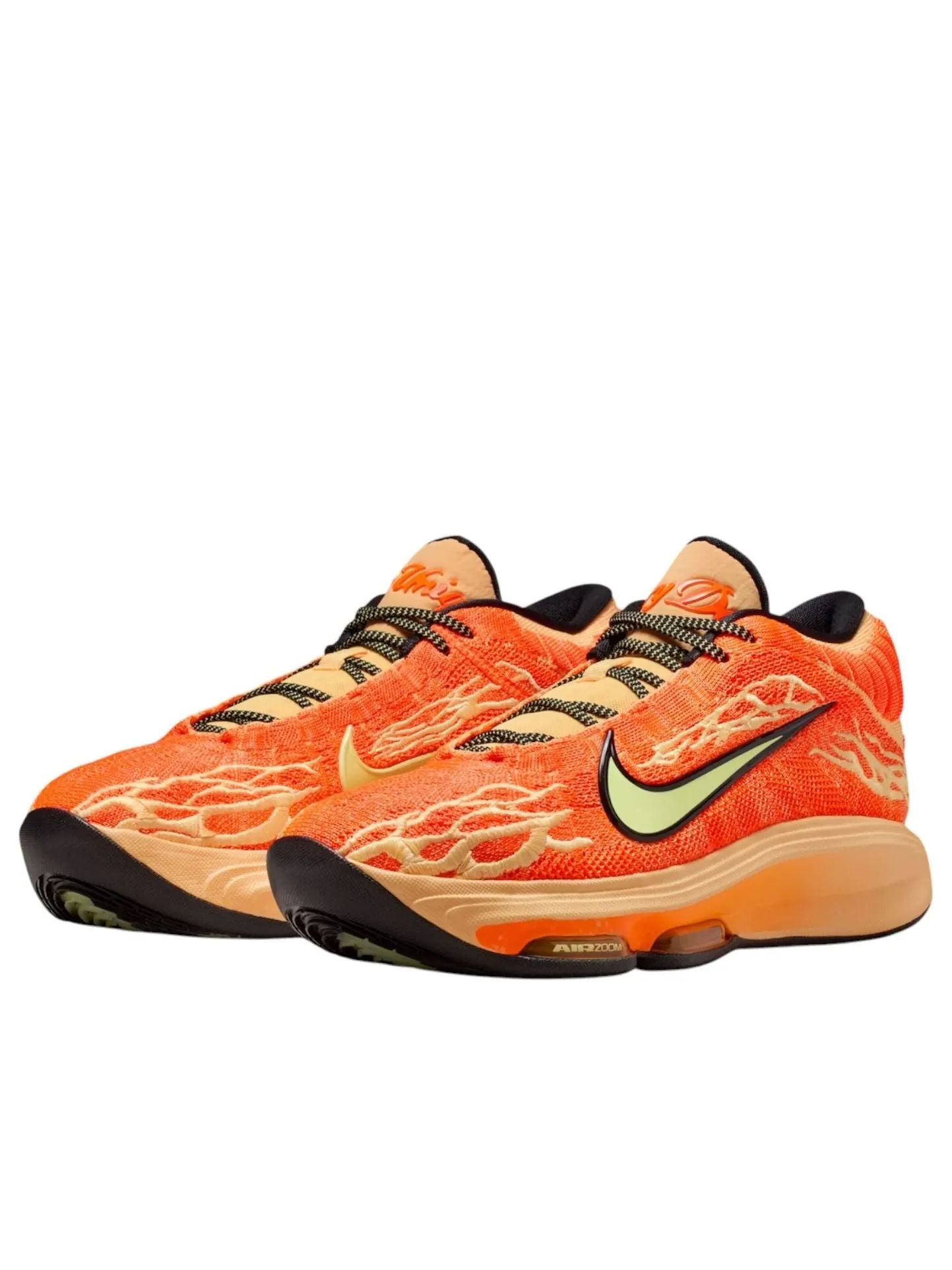 Кроссовки Nike x Victor Wembanyama GT Hustle 3 'Halloween' — изображение 3 из 6, черный/оранжевый