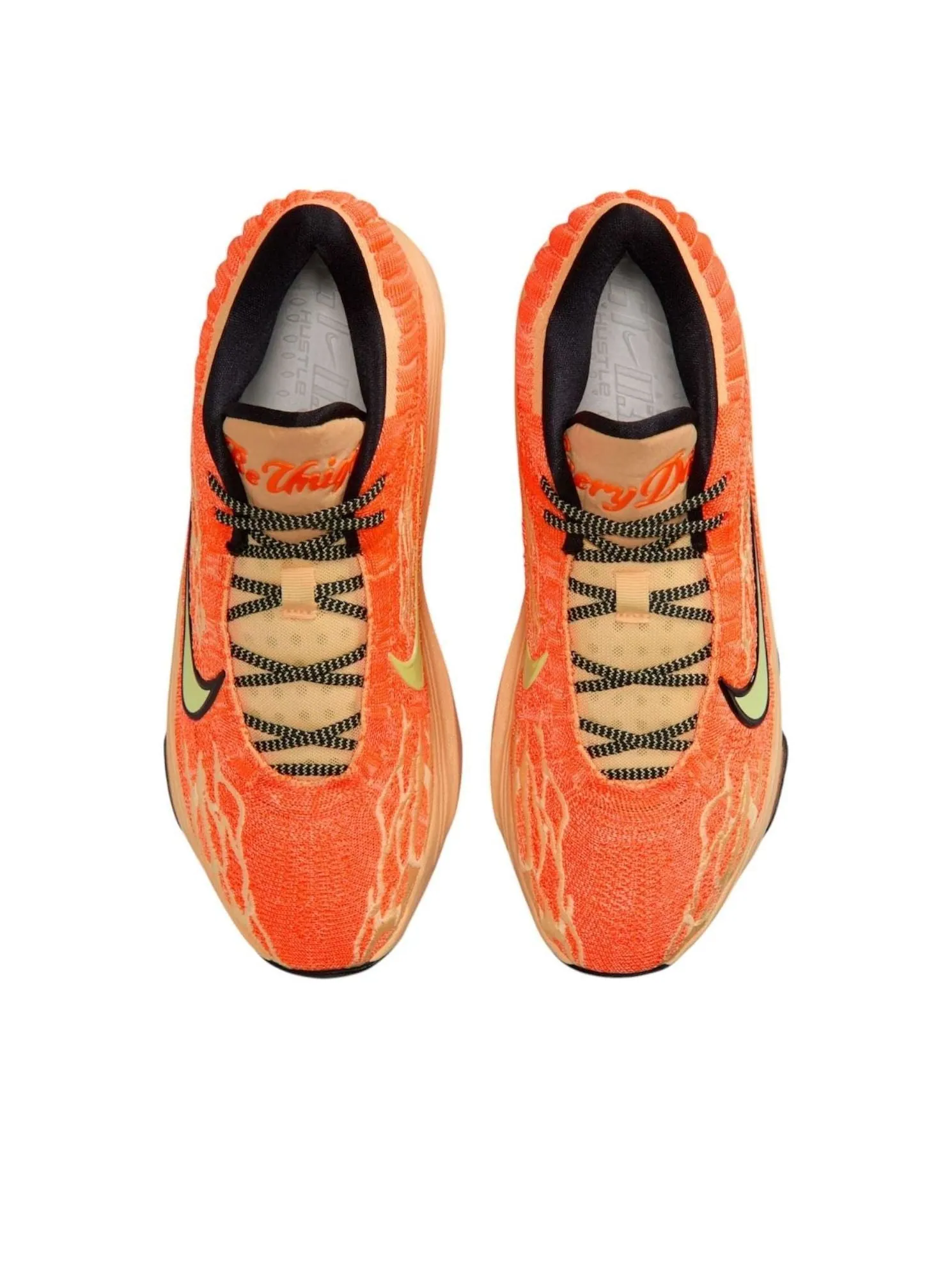Кроссовки Nike x Victor Wembanyama GT Hustle 3 'Halloween' — изображение 4 из 6, черный/оранжевый