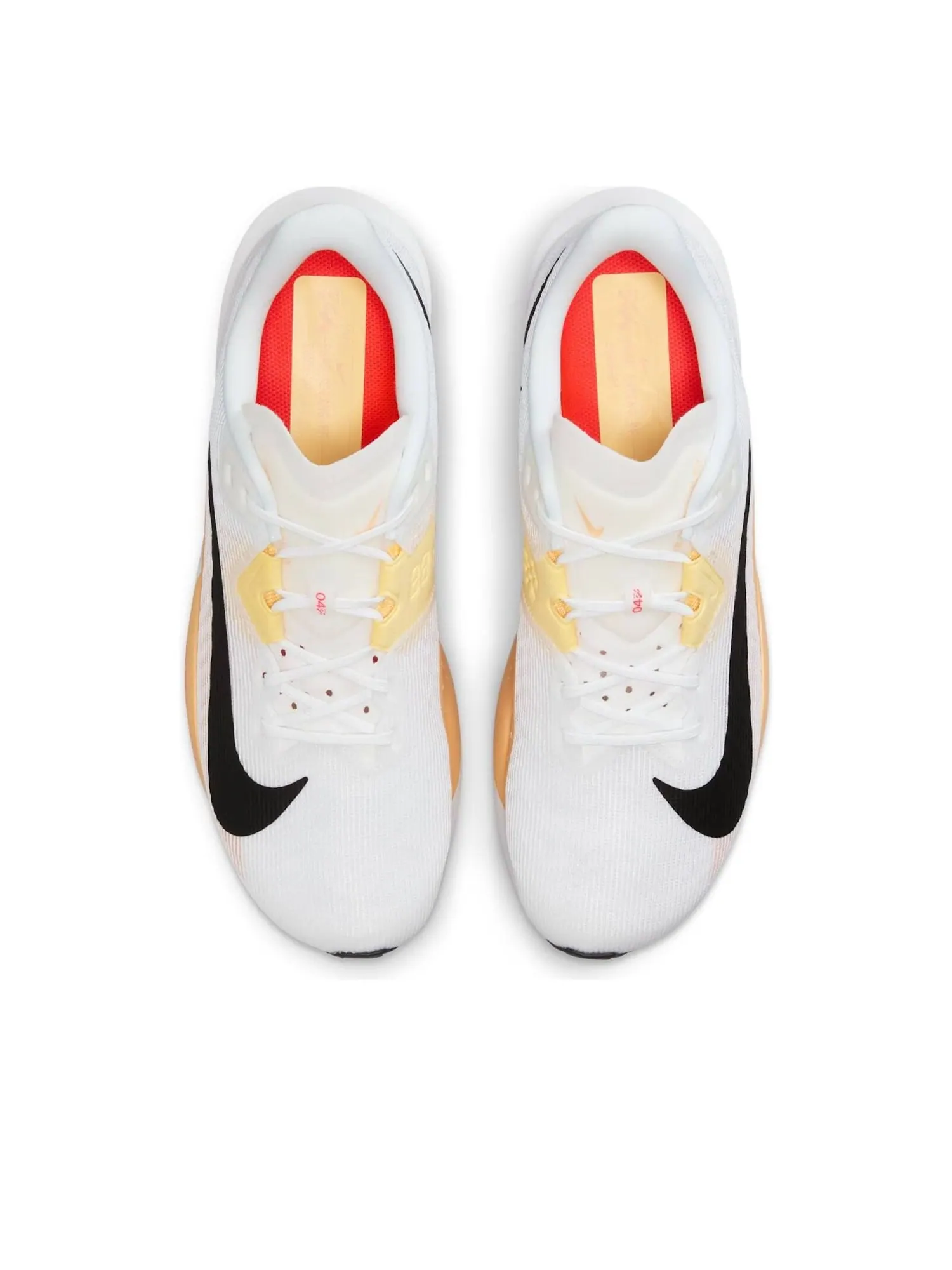 Кроссовки Nike Zoom Rival Fly 4 'White Black Orange Chalk' — изображение 5 из 6, белый
