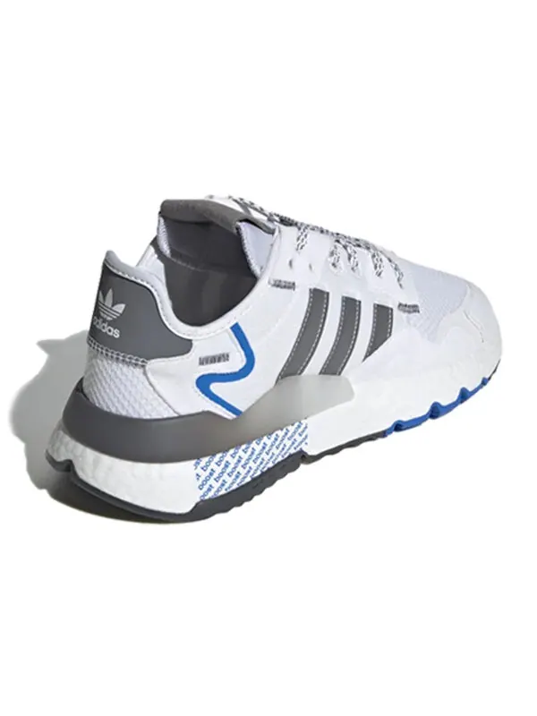 Кроссовки оригинальные nite jogger Adidas — изображение 3 из 4, серый/белый/синий