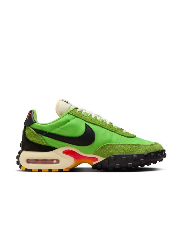 Кроссовки air max waffle 'action green altitude green' Nike — изображение 2 из 4, зеленый/черный/оранжевый
