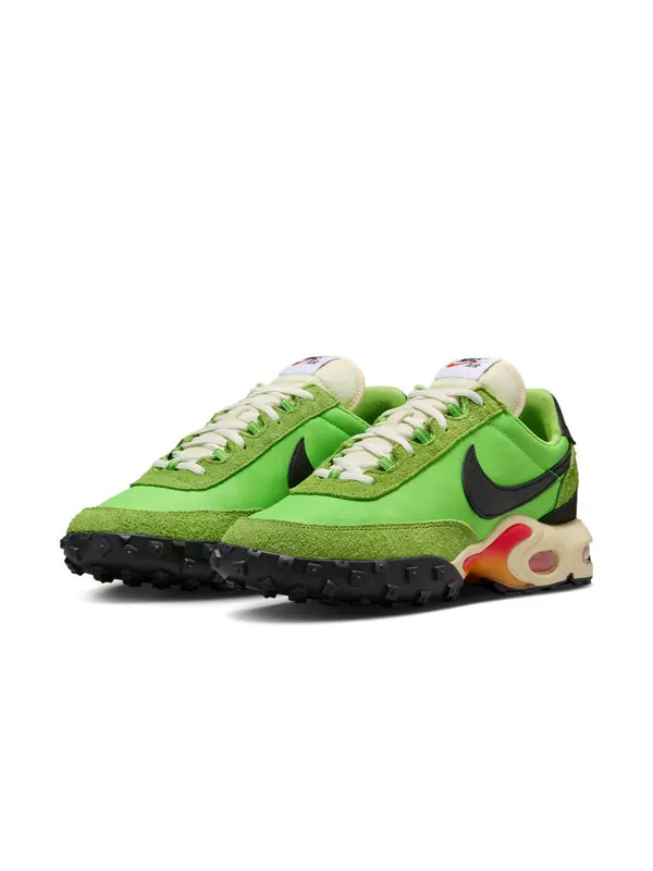 Кроссовки air max waffle 'action green altitude green' Nike — изображение 3 из 4, зеленый/черный/оранжевый