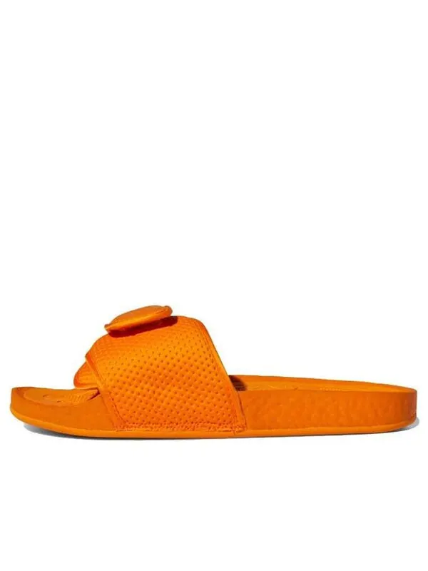 Тапочки x pharrell boost slides Adidas — изображение 1 из 4, оранжевый