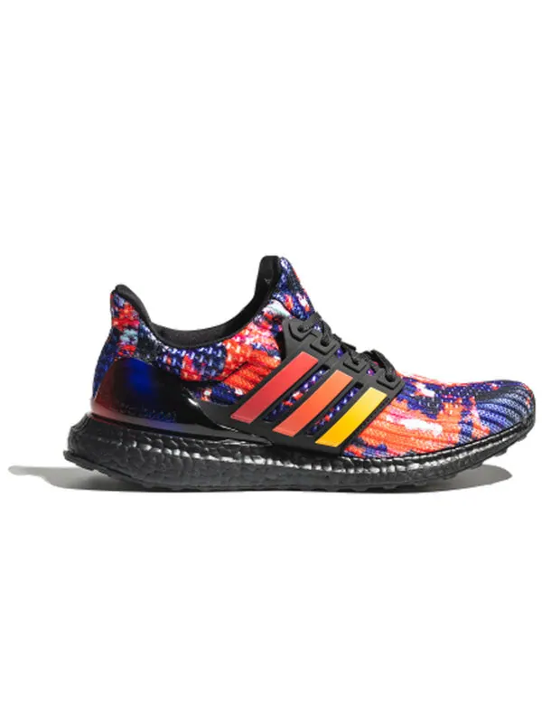 Кроссовки ультрабуст Adidas — изображение 2 из 4, черный/светлый красный