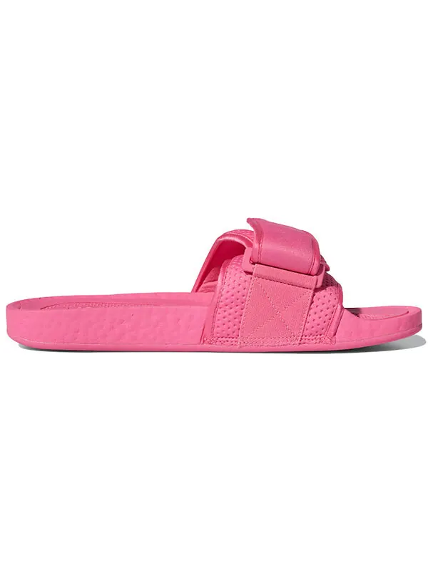 Тапочки x pharrell boost slides Adidas — изображение 2 из 4, розовый