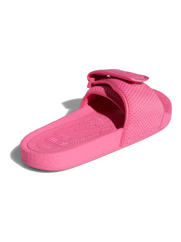 Тапочки x pharrell boost slides Adidas — изображение 4 из 4, розовый