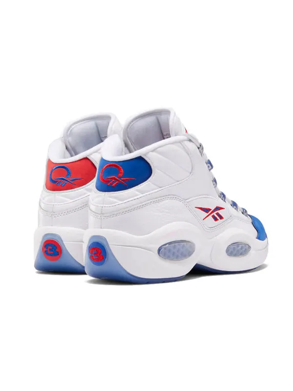 Кроссовки question mid 'double cross' Reebok — изображение 4 из 4, белый