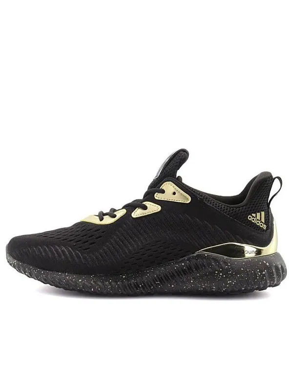 Кроссовки alphabounce 1 burner Adidas — изображение 1 из 4, черный/золотистый