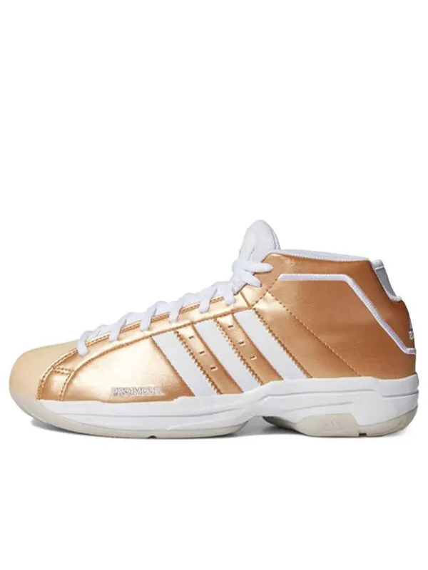 Кроссовки pro модель 2g Adidas — изображение 1 из 4, золотистый/белый/серый
