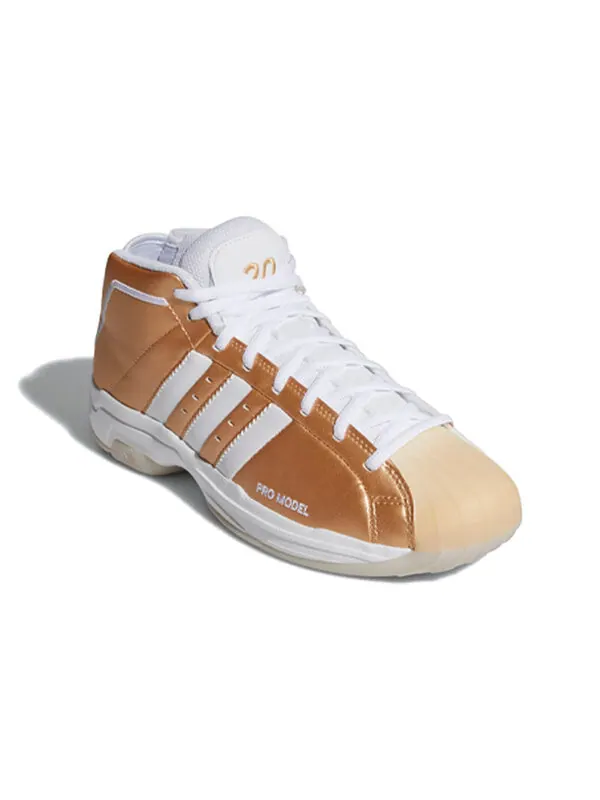 Кроссовки pro модель 2g Adidas — изображение 3 из 4, золотистый/белый/серый