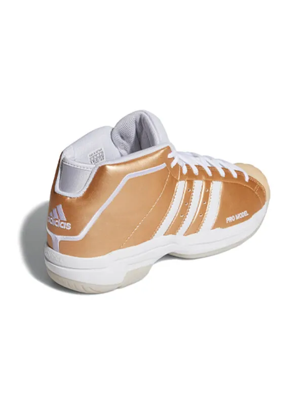 Кроссовки pro модель 2g Adidas — изображение 4 из 4, золотистый/белый/серый