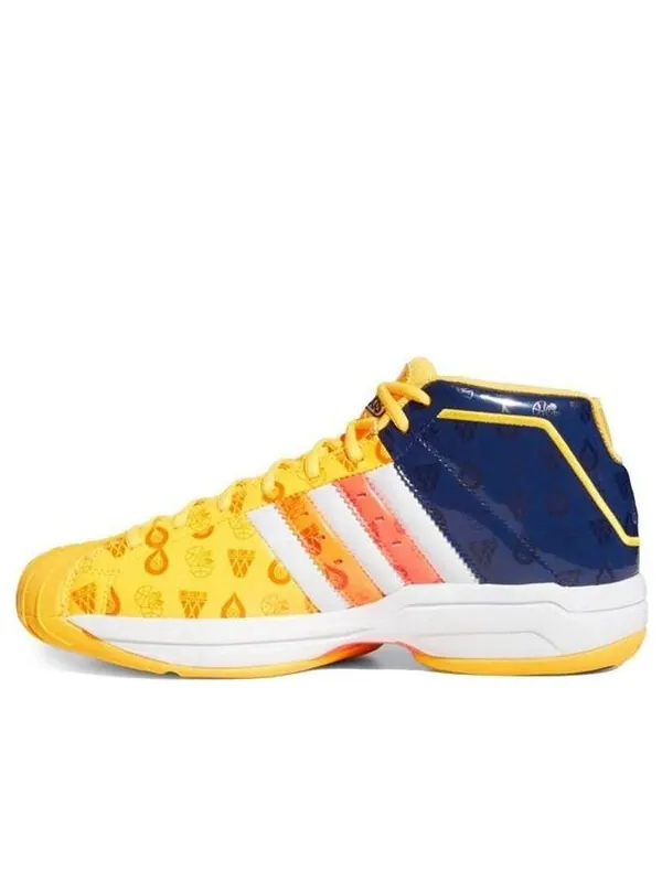 Кроссовки pro модель 2g Adidas — изображение 1 из 4, желтый/синий/белый