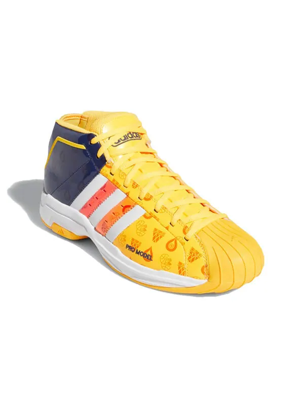 Кроссовки pro модель 2g Adidas — изображение 3 из 4, желтый/синий/белый