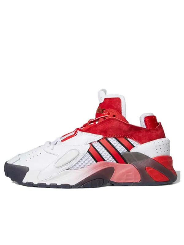 Кроссовки оригиналы стритбол Adidas — изображение 1 из 4, красный/белый