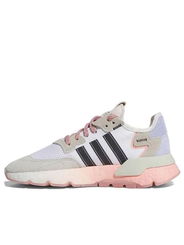 Кроссовки оригинальные nite jogger Adidas — изображение 1 из 4, белый/коричневый/розовый