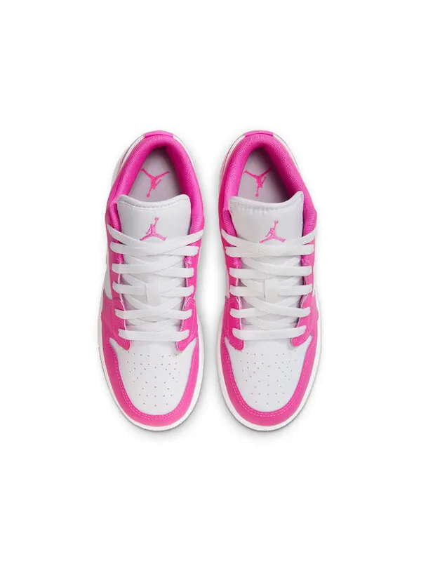 Кроссовки 1 низкие Air Jordan — изображение 3 из 4, розовый/белый