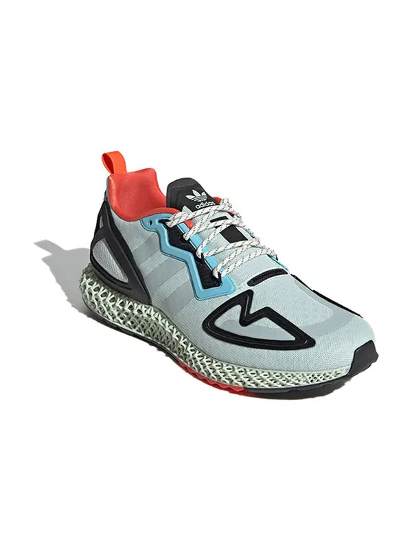 Кроссовки zx 2k 4d Adidas — изображение 2 из 4, зеленый