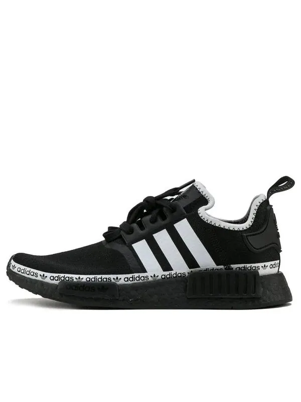 Кроссовки nmd_r1 Adidas — изображение 1 из 4, черный/белый
