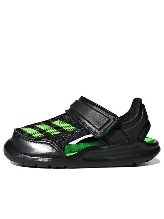 Сандалии fortaswim i velcro casual сандалии Adidas — изображение 1 из 4, черный/зеленый