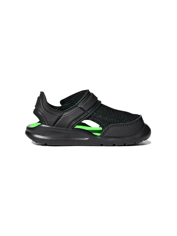 Сандалии fortaswim i velcro casual сандалии Adidas — изображение 2 из 4, черный/зеленый