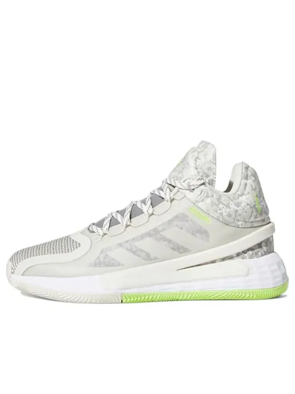 Кроссовки d rose 11 Adidas — изображение 1 из 4, серый/зеленый