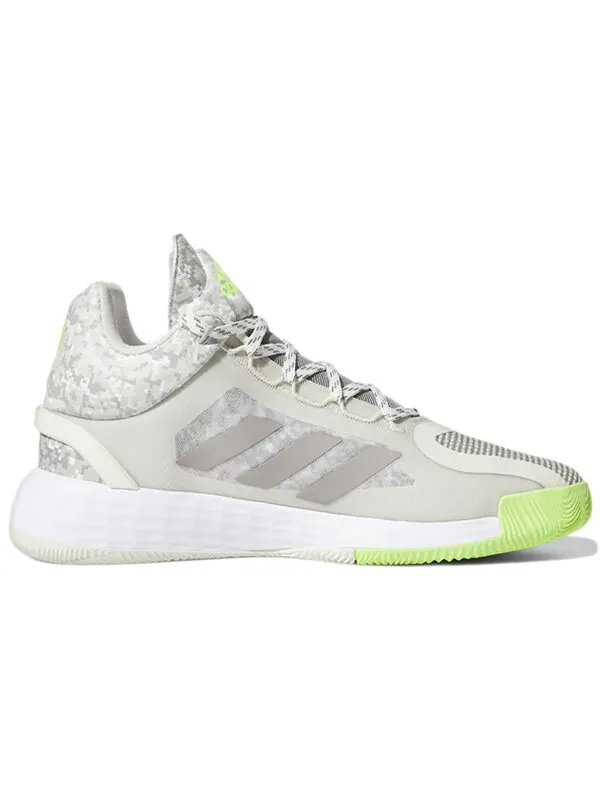 Кроссовки d rose 11 Adidas — изображение 2 из 4, серый/зеленый