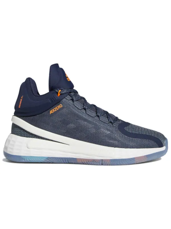 Кроссовки d rose 11 Adidas — изображение 2 из 4, синий/синий/оранжевый