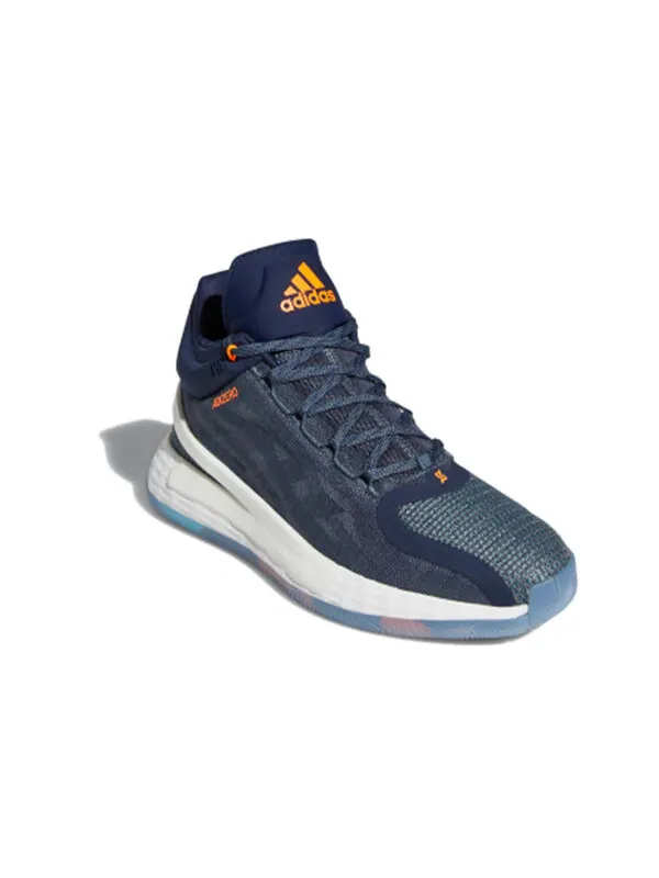 Кроссовки d rose 11 Adidas — изображение 3 из 4, синий/синий/оранжевый
