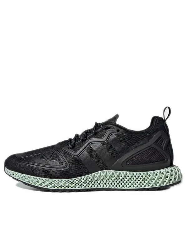 Кроссовки zx 2k 4d кроссовки Adidas — изображение 1 из 4, черный/зеленый
