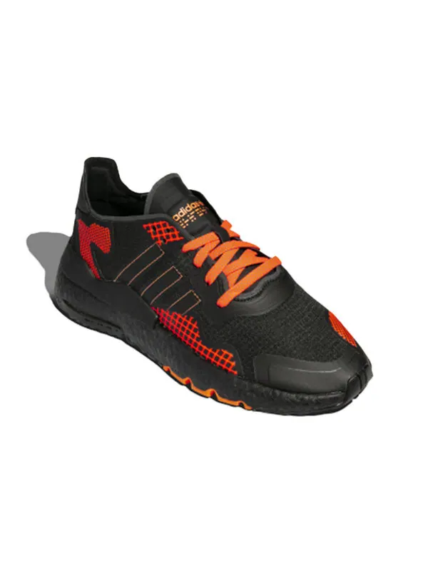 Кроссовки оригинальные nite jogger tech Adidas — изображение 3 из 4, черный/красный