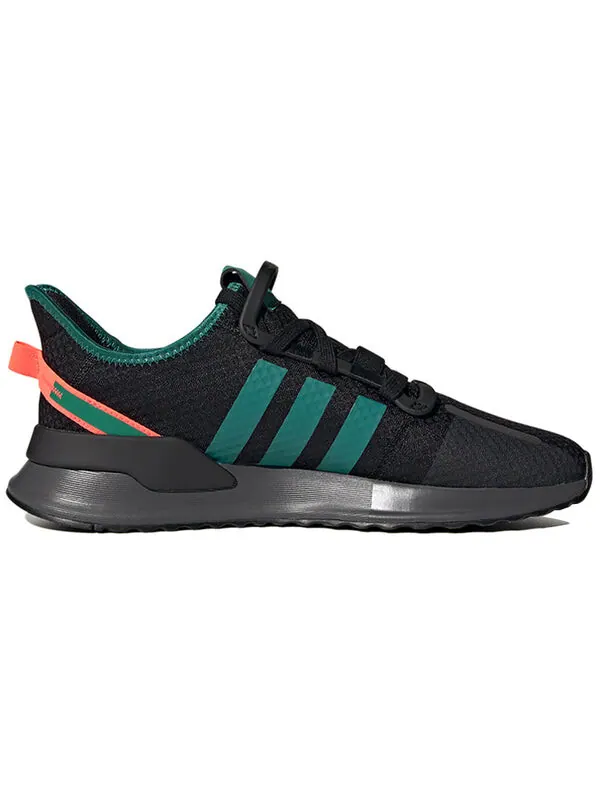 Кроссовки оригиналы u_path run Adidas — изображение 2 из 4, черный/зеленый