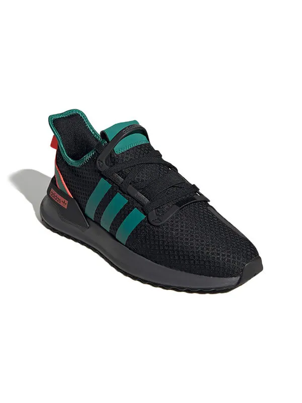 Кроссовки оригиналы u_path run Adidas — изображение 3 из 4, черный/зеленый