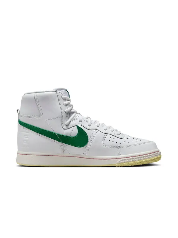 Кроссовки терминатор высокие Nike — изображение 2 из 4, белый/зеленый