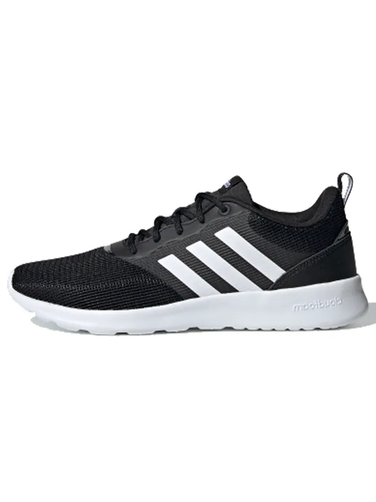 Кроссовки Qt Racer 2.0 Lifestyle женские с низким верхом, черные/белые Adidas Neo — изображение 1 из 5