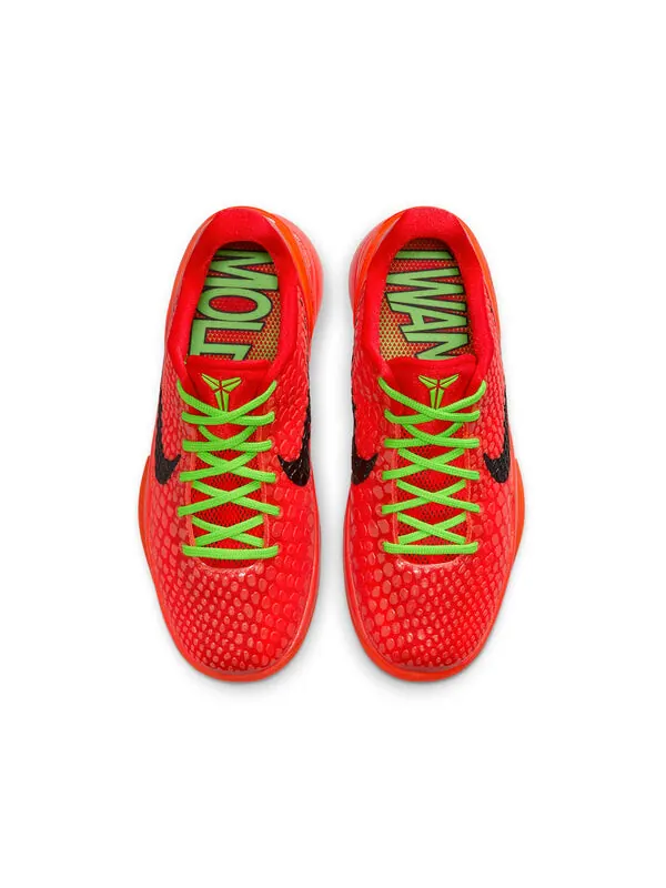 Кроссовки (GS) Nike Zoom Kobe 6 Protro 'Reverse Grinch' — изображение 3 из 4, яркий/черный/зеленый
