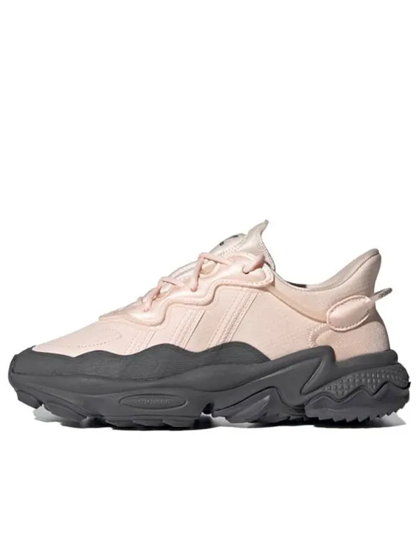 Кроссовки оригиналы ozweego tr Adidas — изображение 1 из 4, розовый/серый