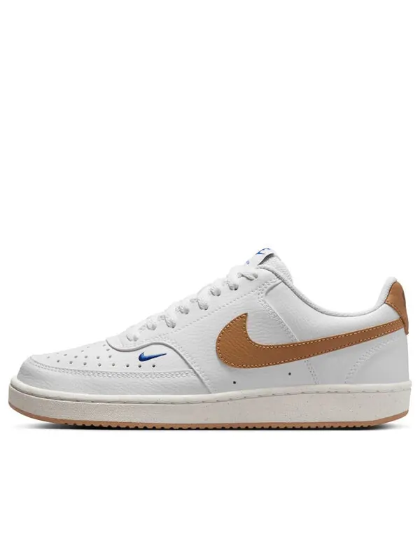 Кроссовки court vision low next nature 'white flax' Nike — изображение 1 из 4, белый