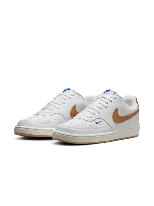 Кроссовки court vision low next nature 'white flax' Nike — изображение 3 из 4, белый