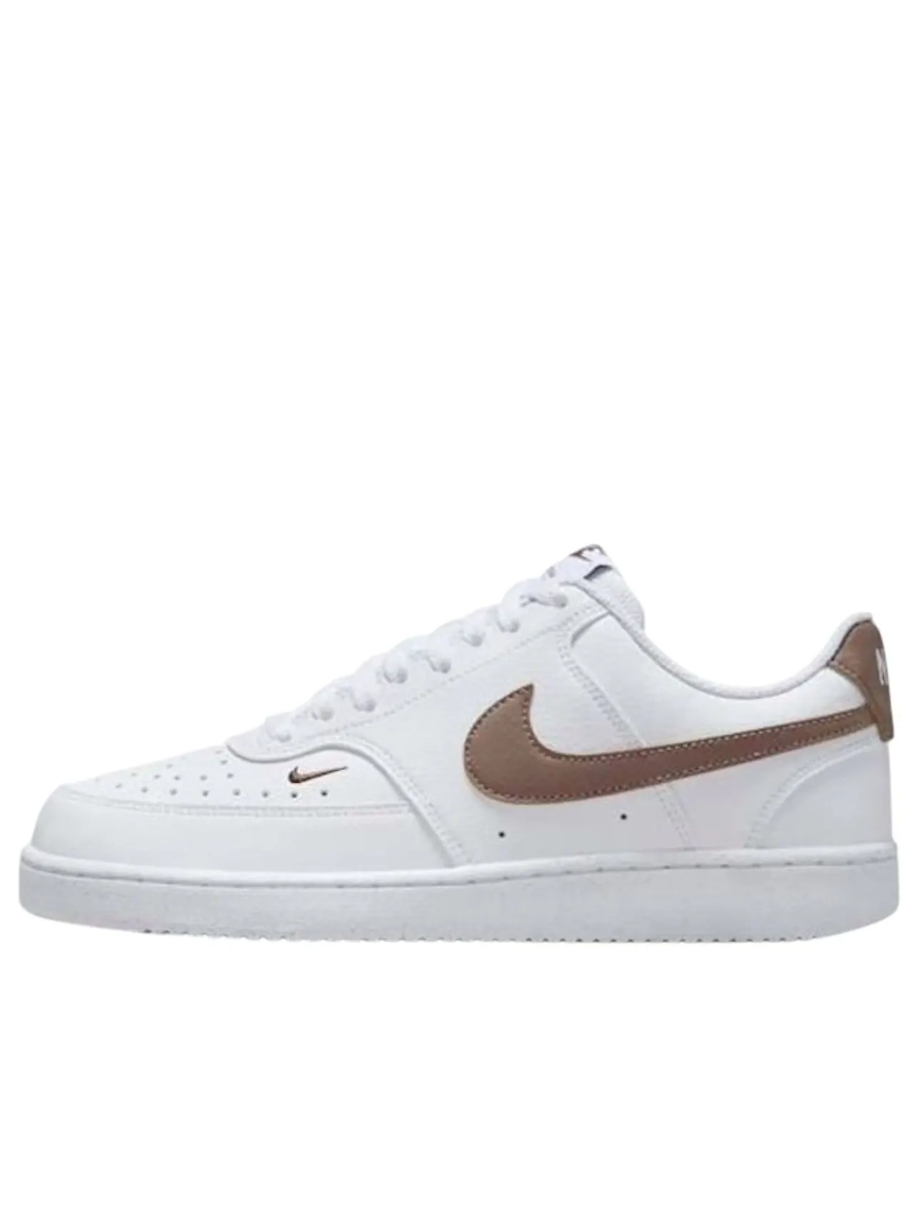 (WMNS) Nike Court Vision Low Next Nature 'White Mink Brown' — изображение 1 из 5, белый/коричневый