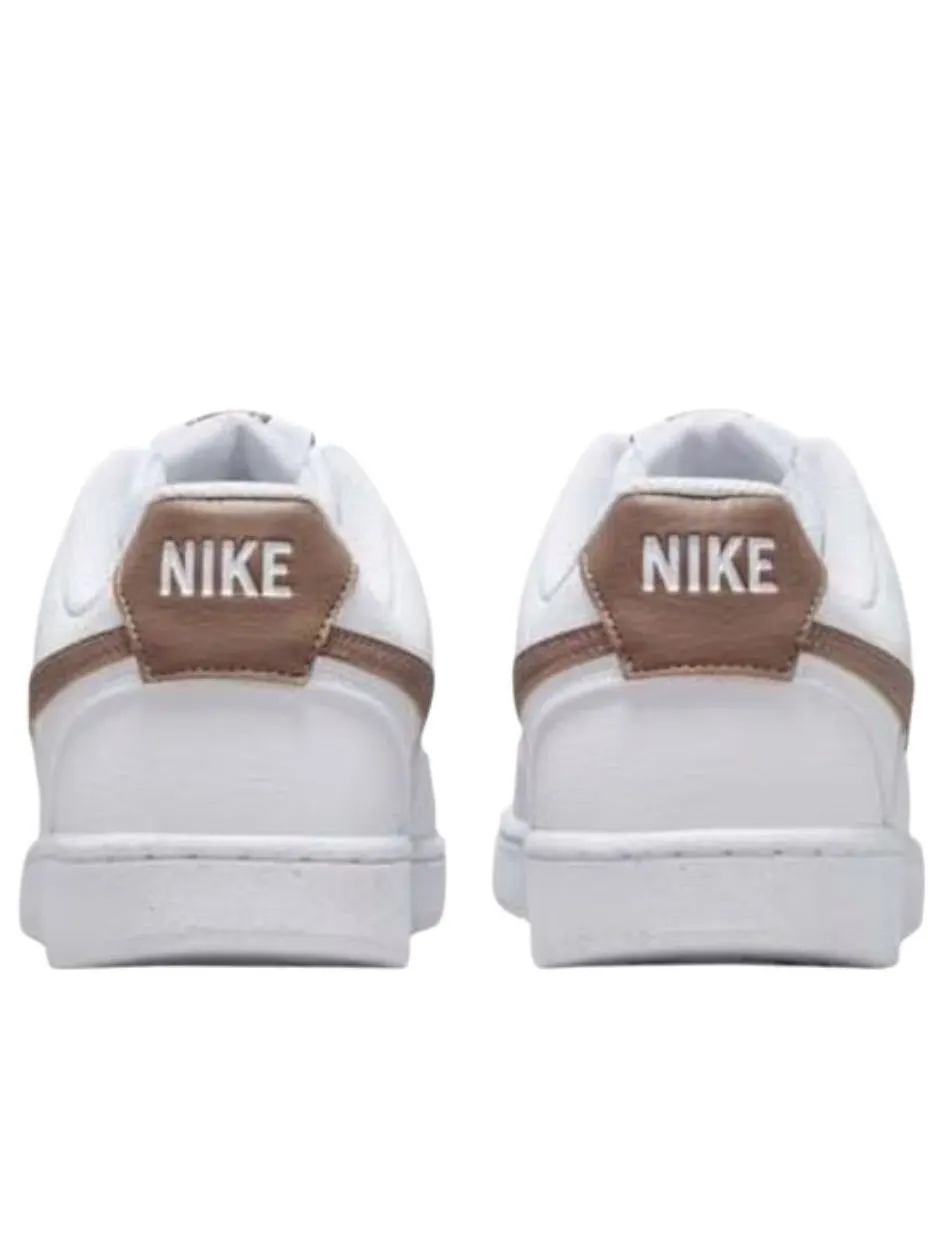 (WMNS) Nike Court Vision Low Next Nature 'White Mink Brown' — изображение 3 из 5, белый/коричневый