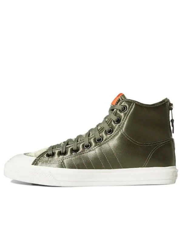 Кроссовки nizza высокие rf Adidas — изображение 1 из 4, зеленый/белый