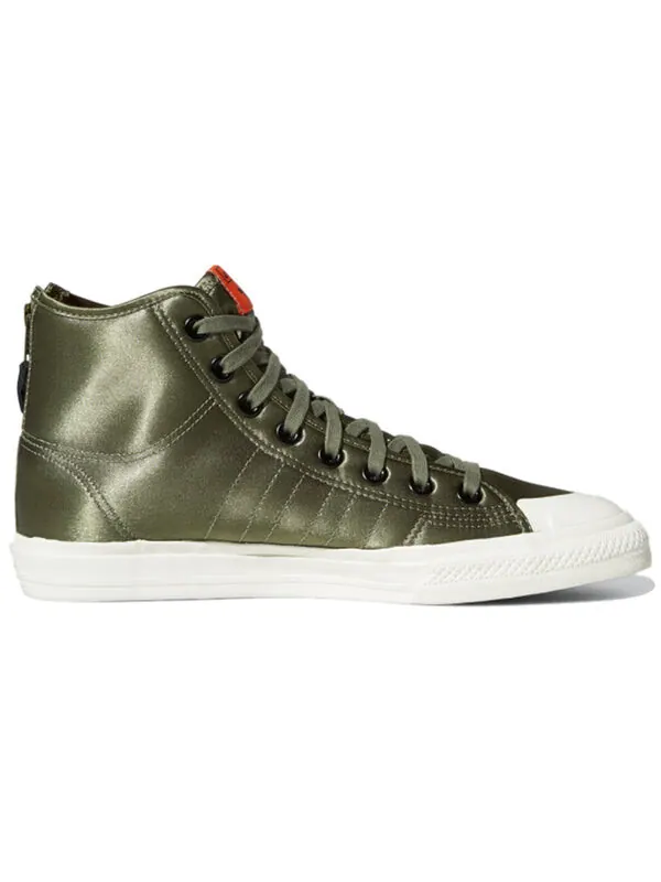 Кроссовки nizza высокие rf Adidas — изображение 2 из 4, зеленый/белый