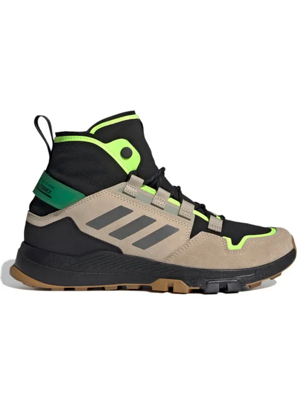 Кроссовки adidas Terrex Hikster Mid 'Black Brown Green' — изображение 2 из 4